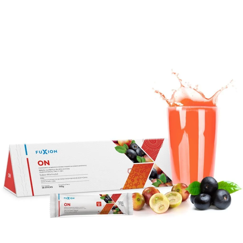 Vaso ON de FuXion Biotech — 11 ingredientes rendimiento cognitivo