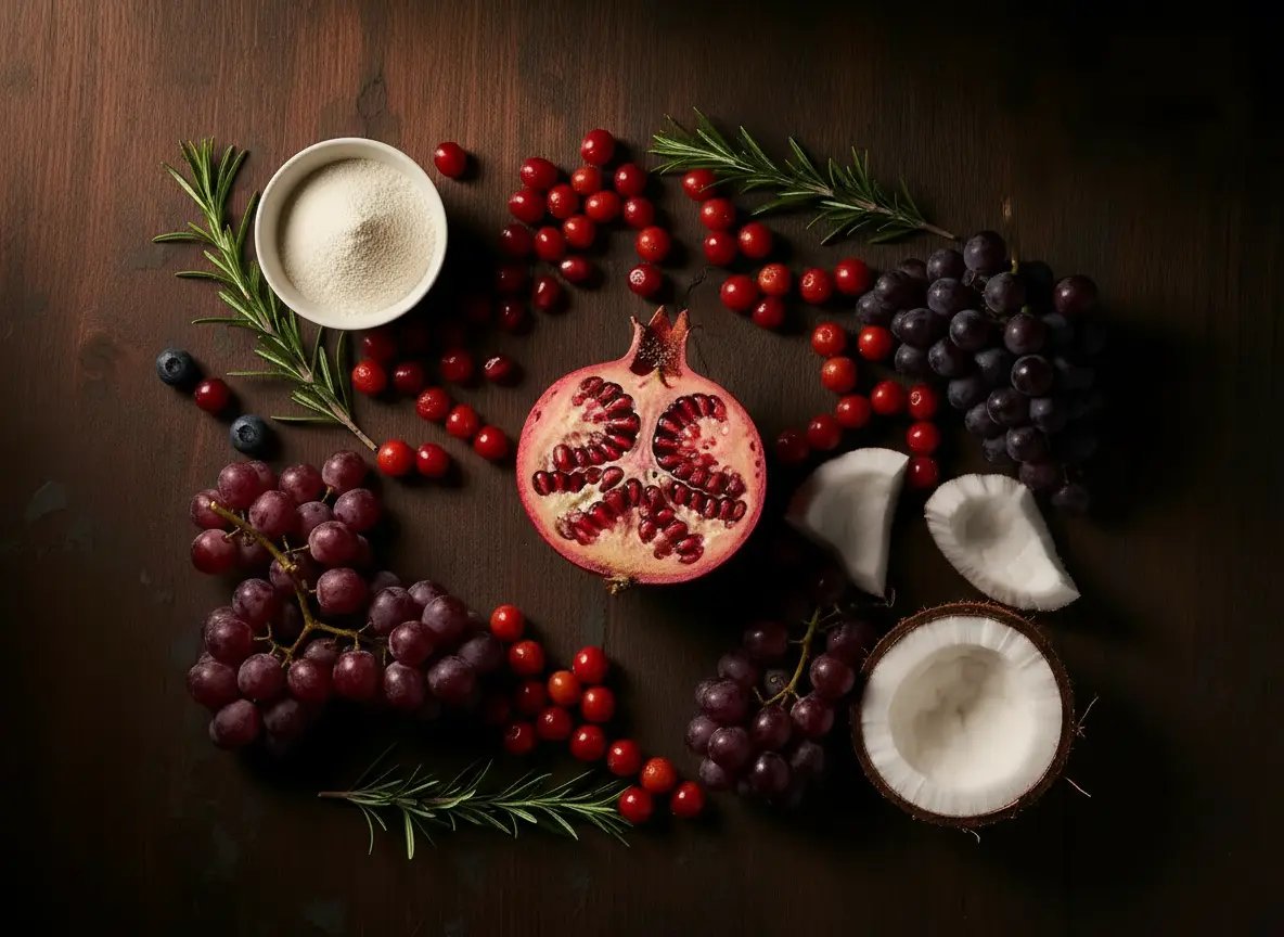 Ingredientes naturales POST SPORT PRO EDITION FuXion con Granada, Acerola, Romero